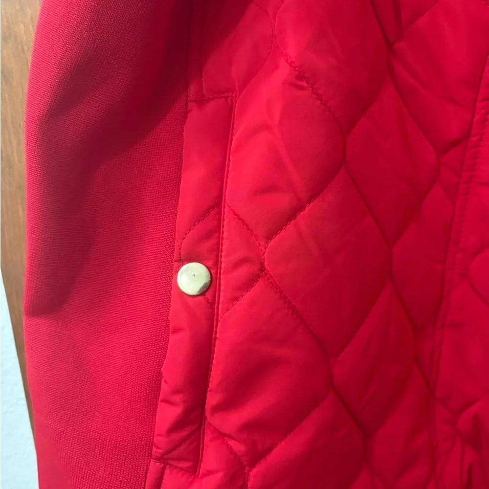 Kim Rogers NWT Red quilted Black Houndstooth Vest size 4X - Picture 3 of 7